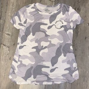 Hollister grey camo easy t-shirt